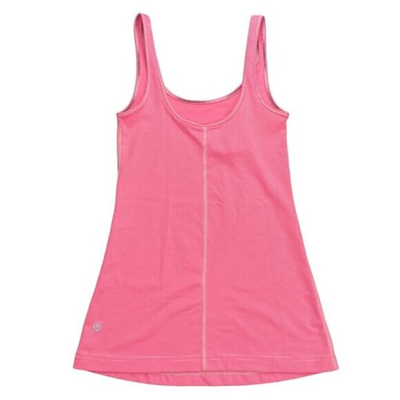 LULULEMON Daily Tank Wee Stripe Dune Flash Sz 4 - Picture 8 of 10